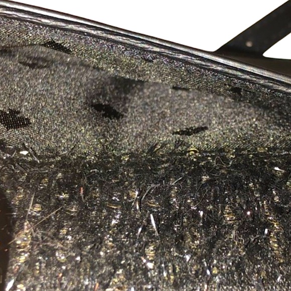 KATE SPADE Black and Silver Slide Lock Clutch Crossbody Bag Silver Accents NWOT - Picture 15 of 17